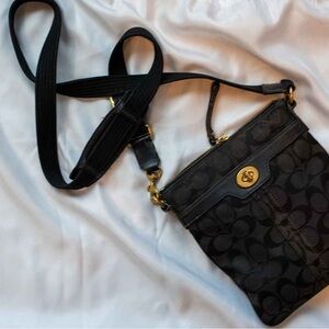 Coach Black Leather Bag